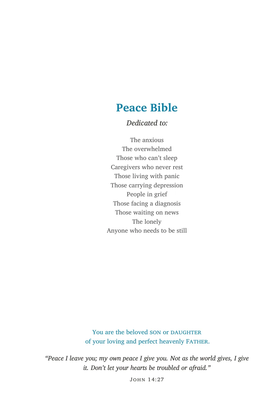 Dedication — sample page 6 of 56
