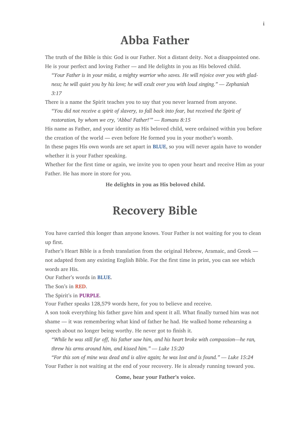 Abba Father — sample page 7 of 56
