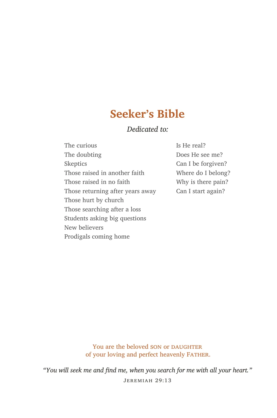 Dedication — sample page 6 of 56