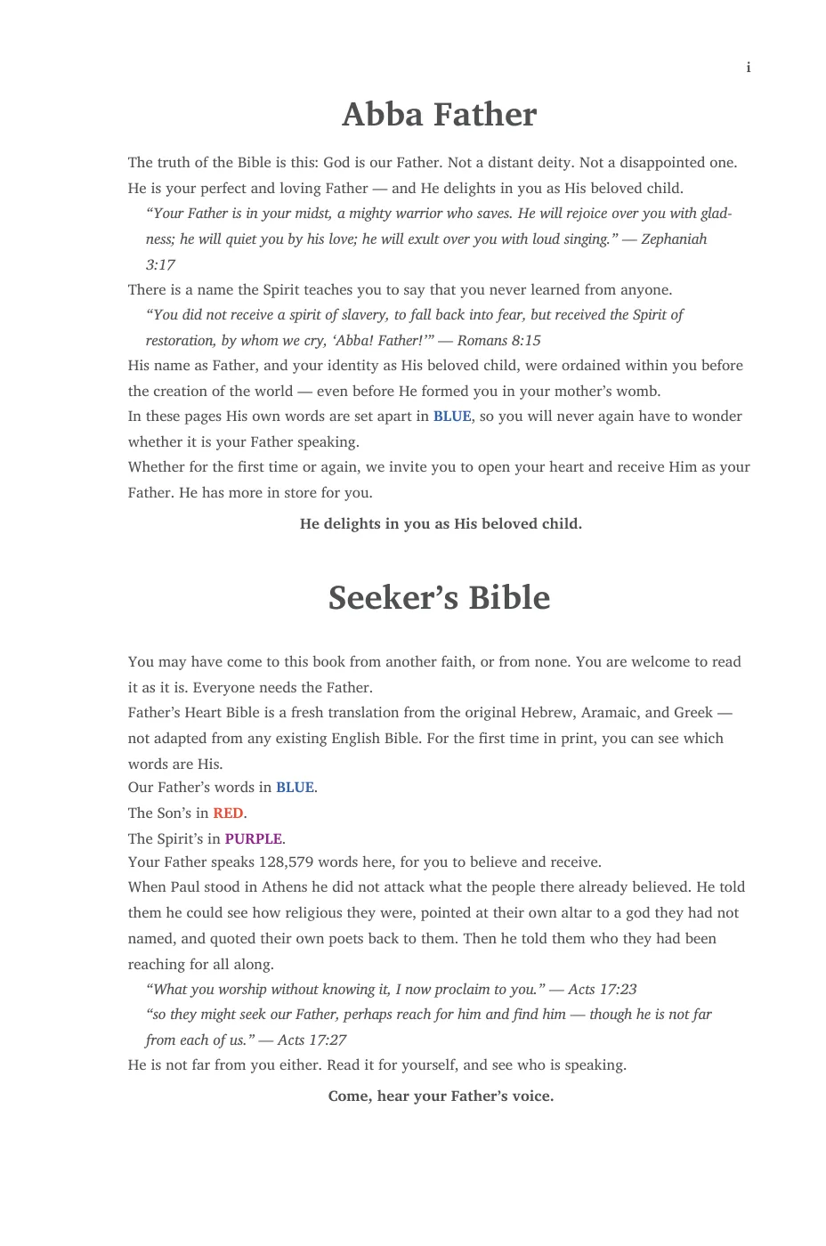 Abba Father — sample page 7 of 56