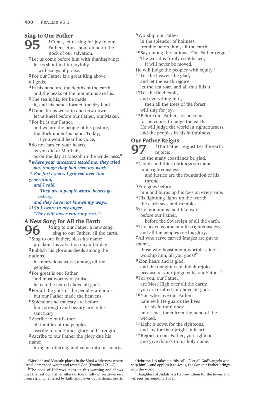 Psalms (cont.) — sample page 32 of 56