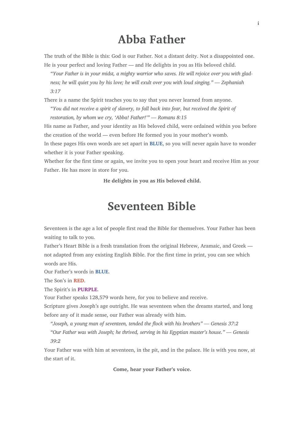 Abba Father — sample page 7 of 56