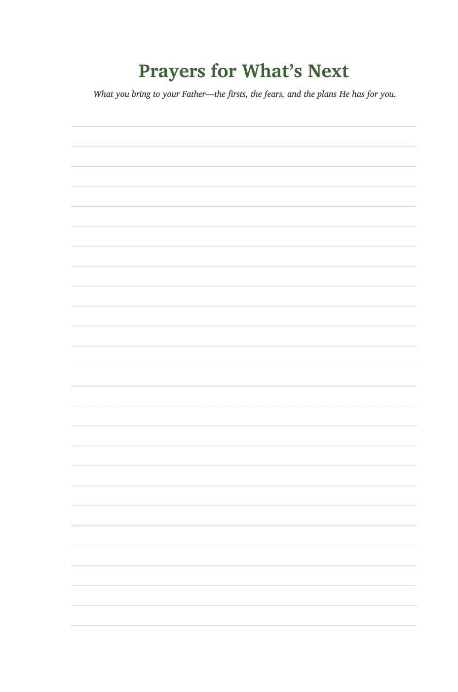 Prayers for What’s Next — sample page 12 of 56