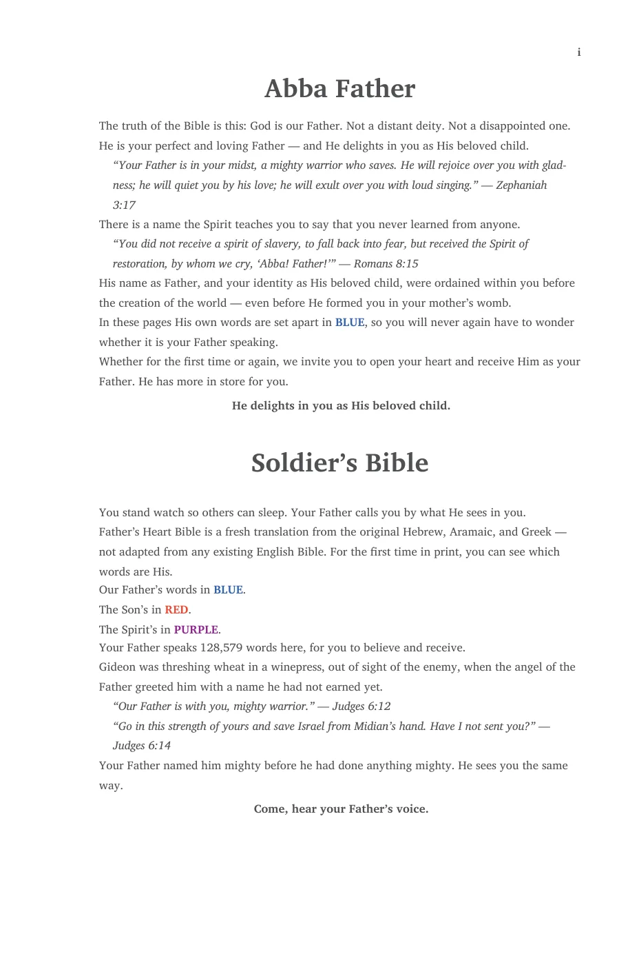 Abba Father — sample page 7 of 56