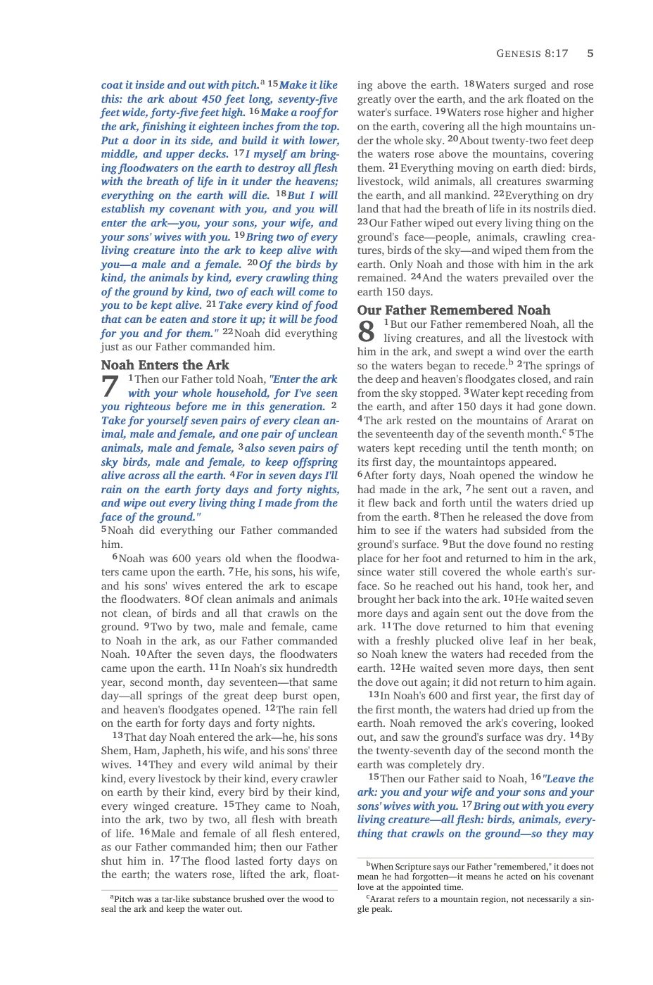 Genesis 1 (cont.) — sample page 17 of 56