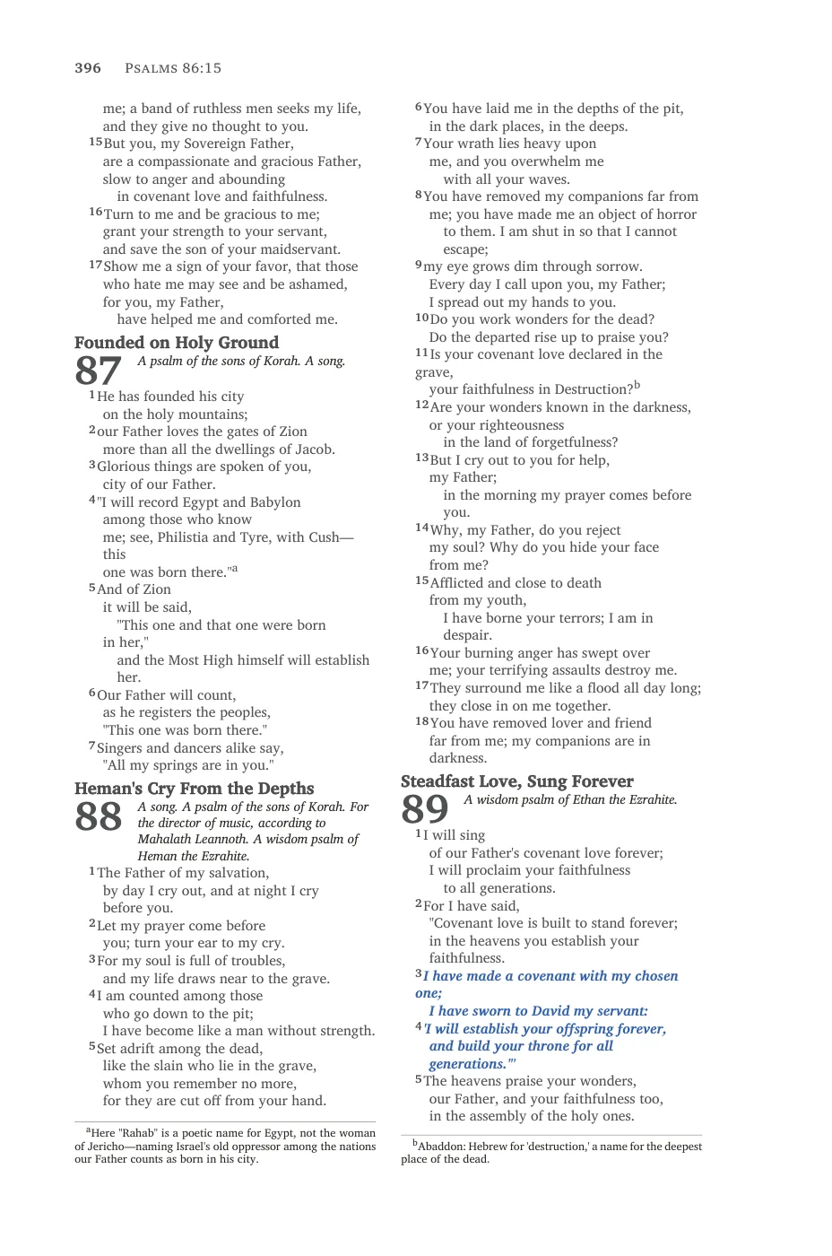 Psalms (cont.) — sample page 28 of 56