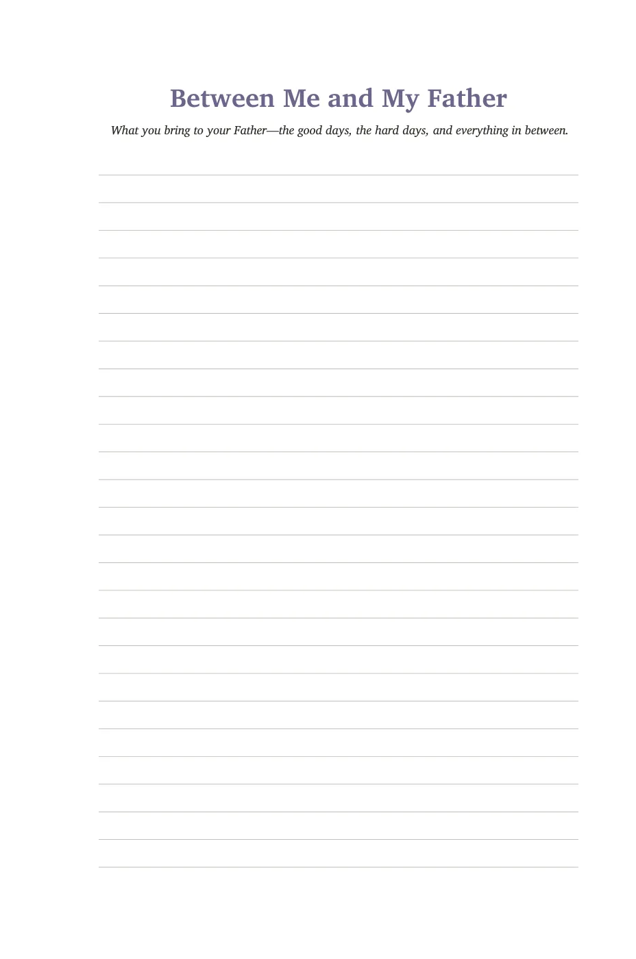 Between Me and My Father — sample page 12 of 56
