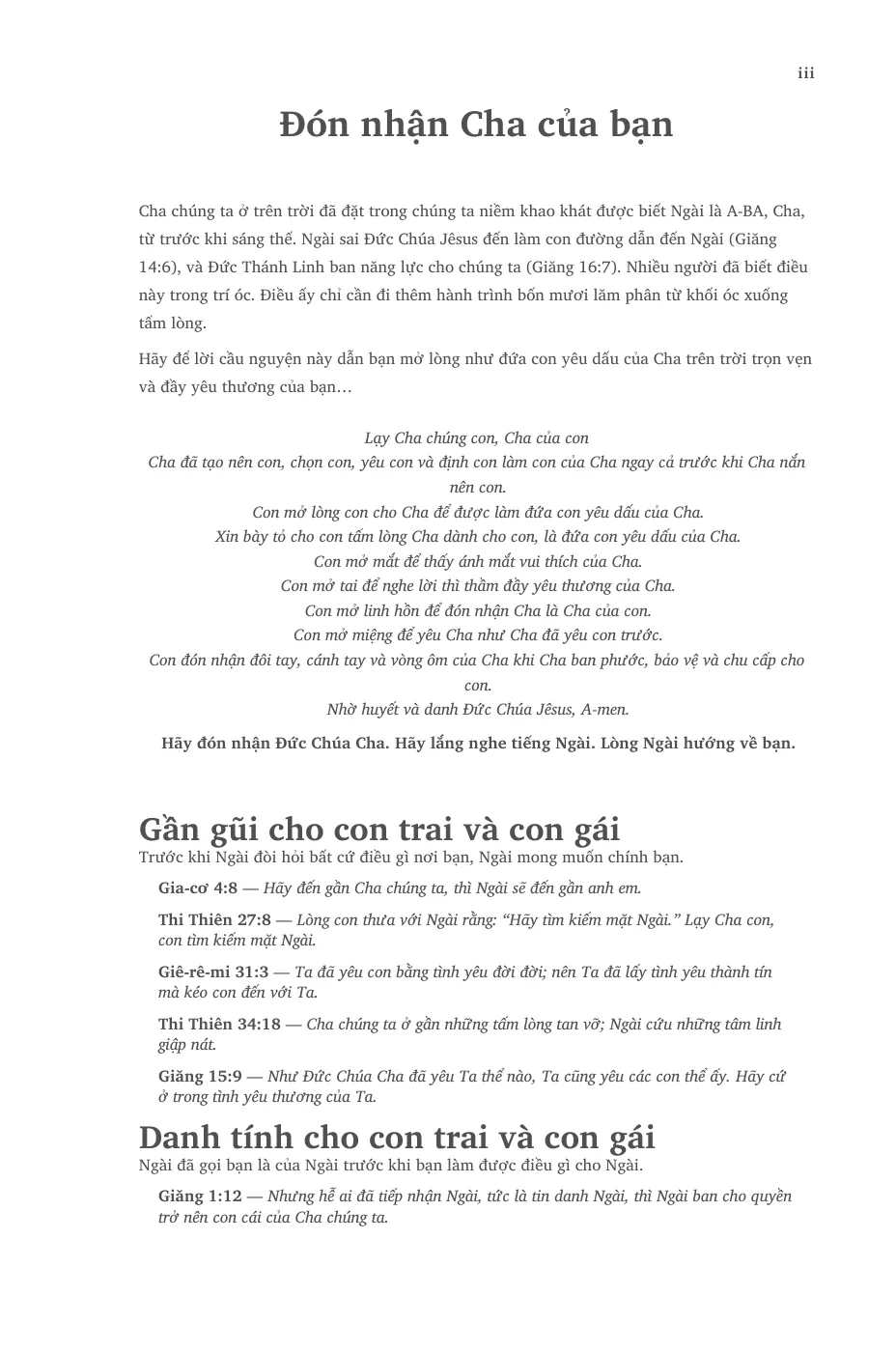 Đón nhận Cha của bạn — sample page 11 of 58