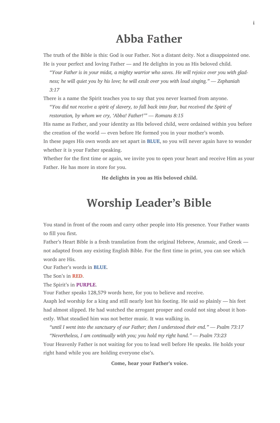 Abba Father — sample page 7 of 56