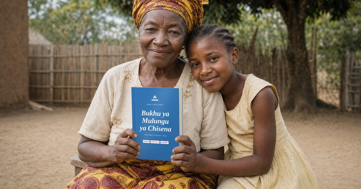 A reader with Father's Heart Bible Divine Voice™ Color edition